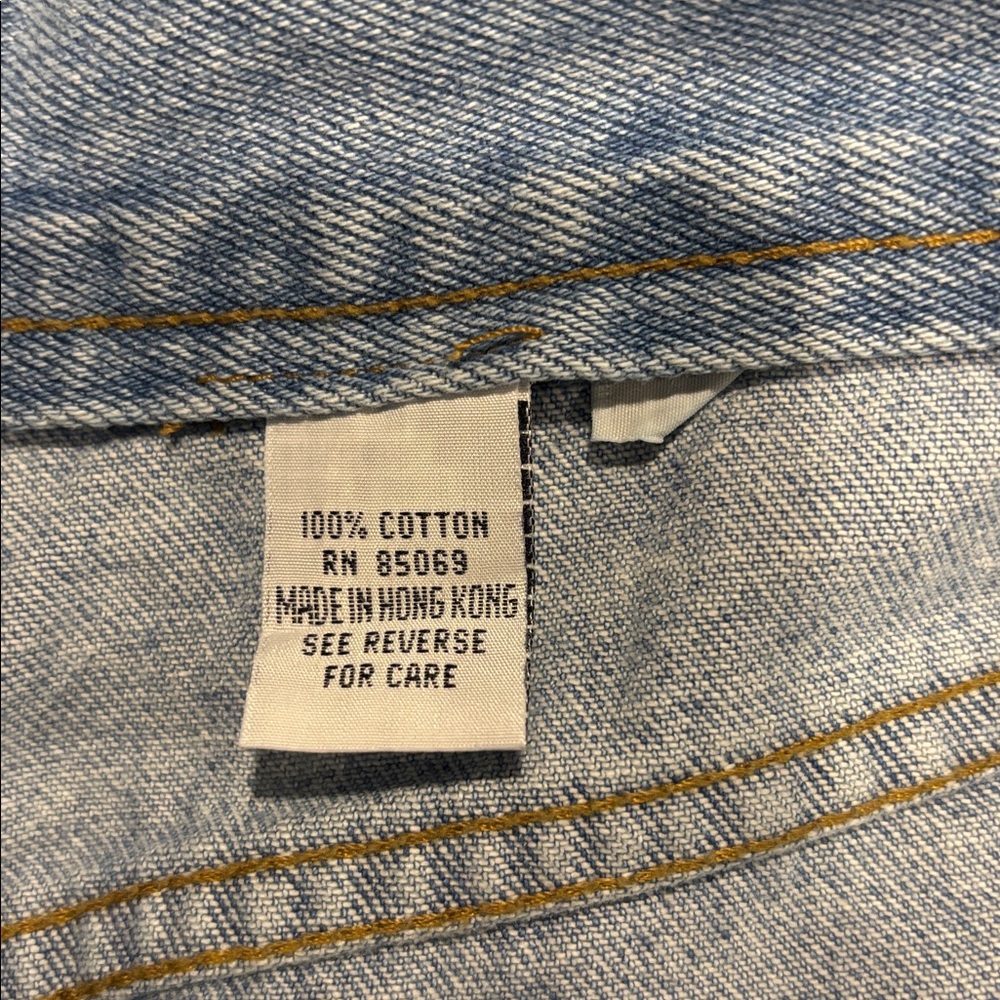 Vintage Y2K CURFEW Loose Fit 100% Cotton‎ Light Wash Denim Jeans Men 30x32 NWT - Picture 6 of 8